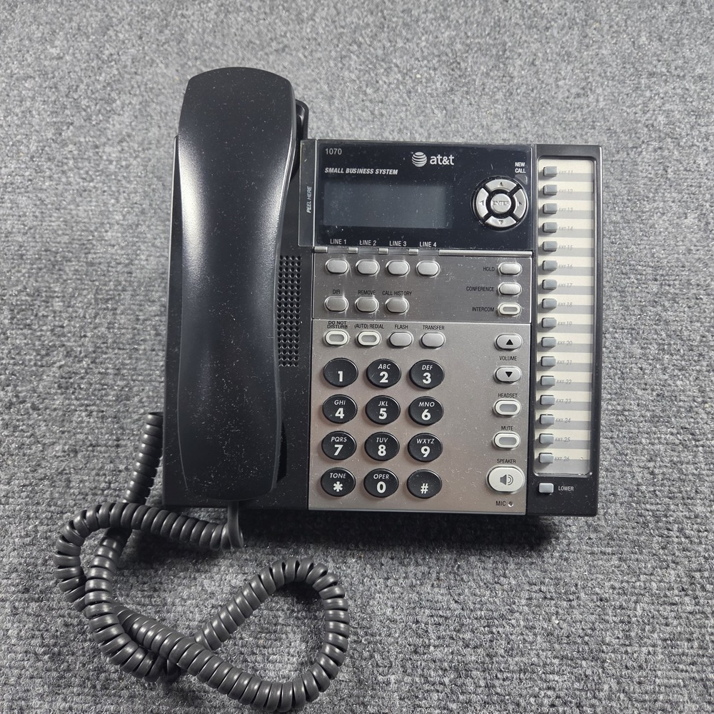 AT&T 1070 Small Business System IP Office Phone w/ Handset & Power